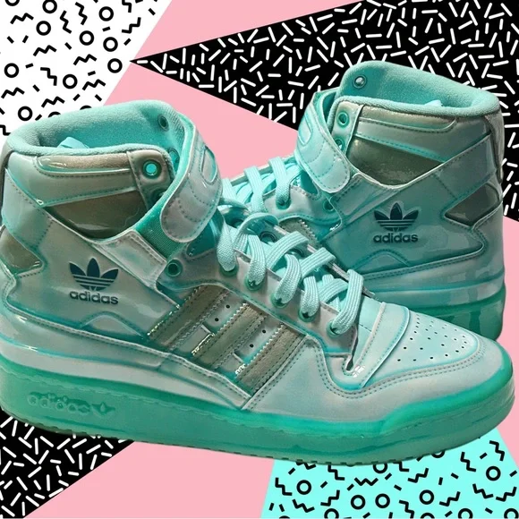 Adidas Jeremy Scott Forum High Dipped Sample "Acid Mint" - Picture 3 of 7